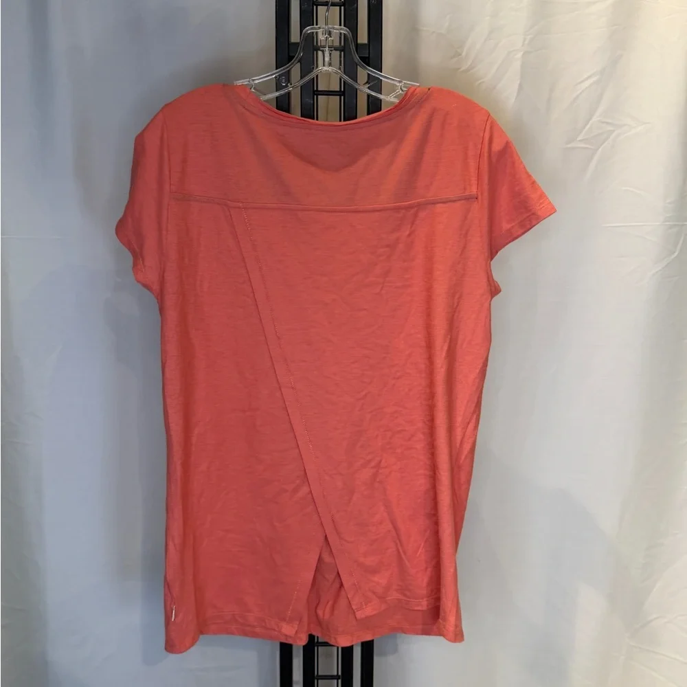 Toad&Co Vibrant Coral Short Sleeve Tee - Picture 3 of 4